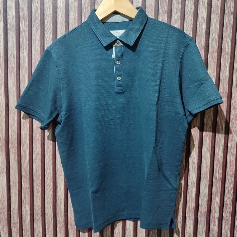 Polo T Shirt - Baju Polo - Baju Kerah Henry Cotton Polo Original Second