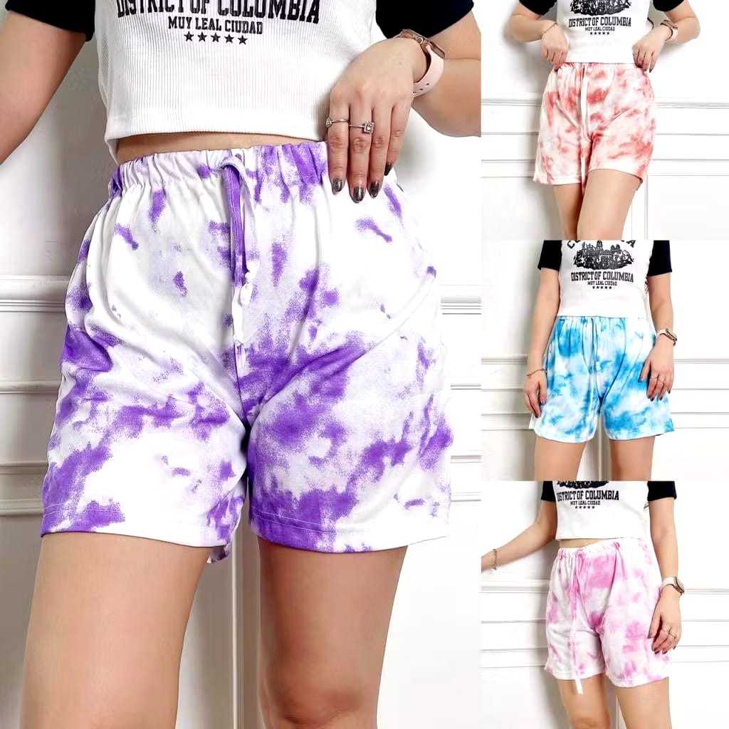 Vinzshop - Celana pendek nayan - celana tie dye nayan