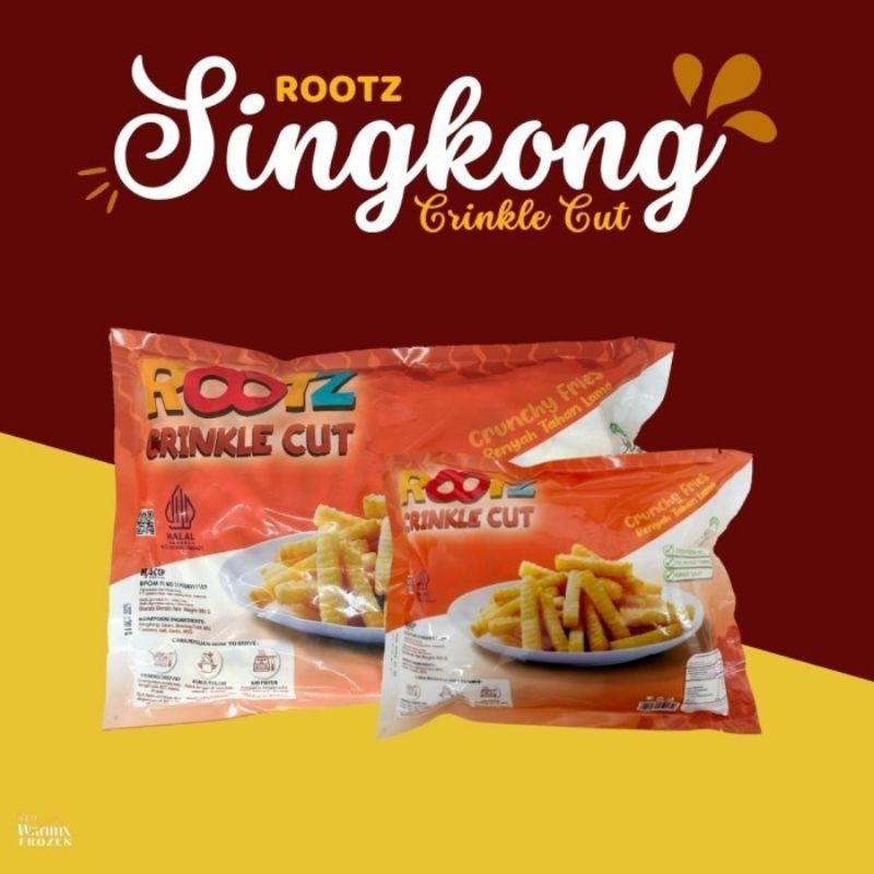 

Rootz crinkle cut 400gr