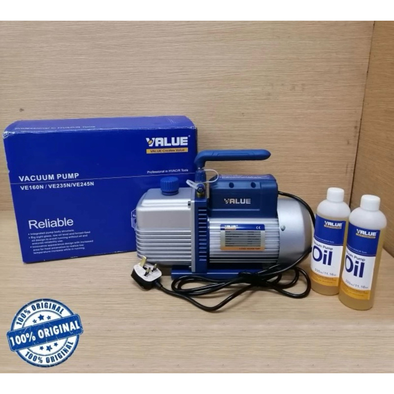VACUUM PUMP VALUE VE160N 1/2HP | VACUUM PUMP VALUE VE160 1/2PK