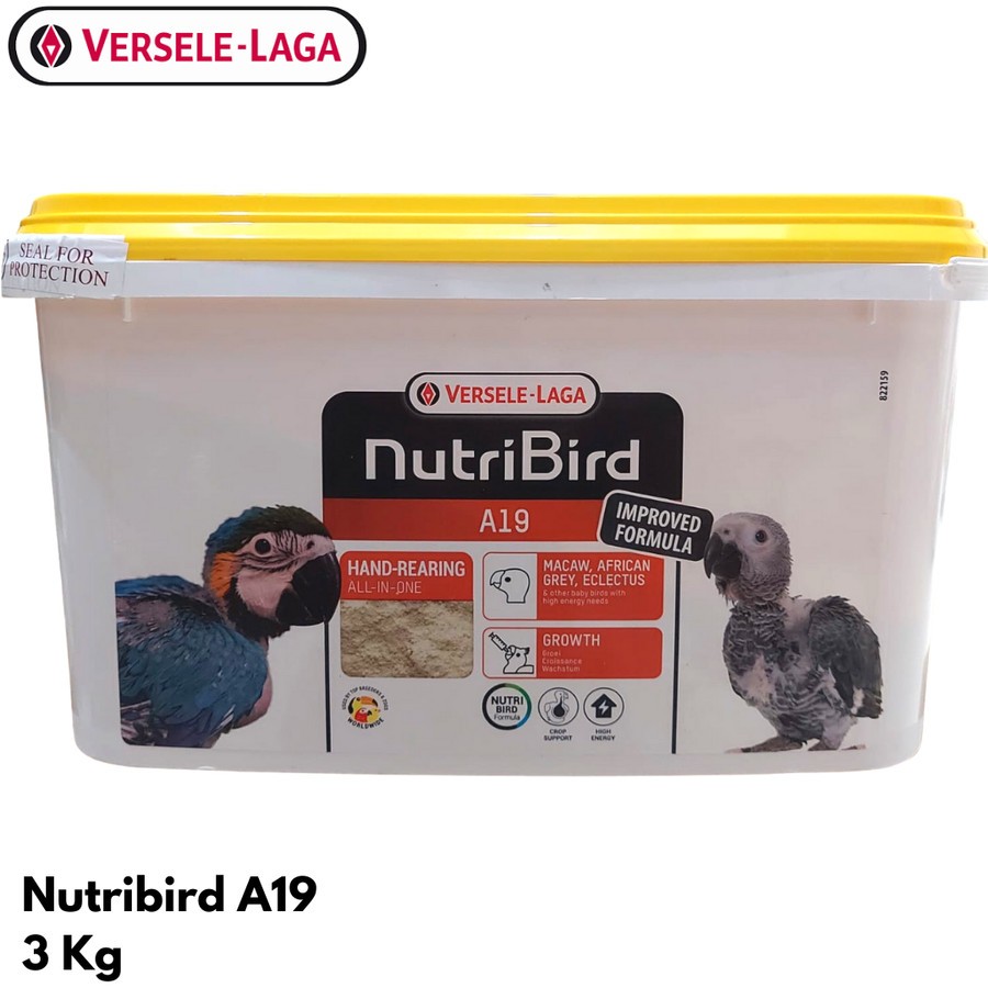 VERSELE-LAGA NUTRIBIRD A19 3KG PAKAN LOLOHAN BURUNG