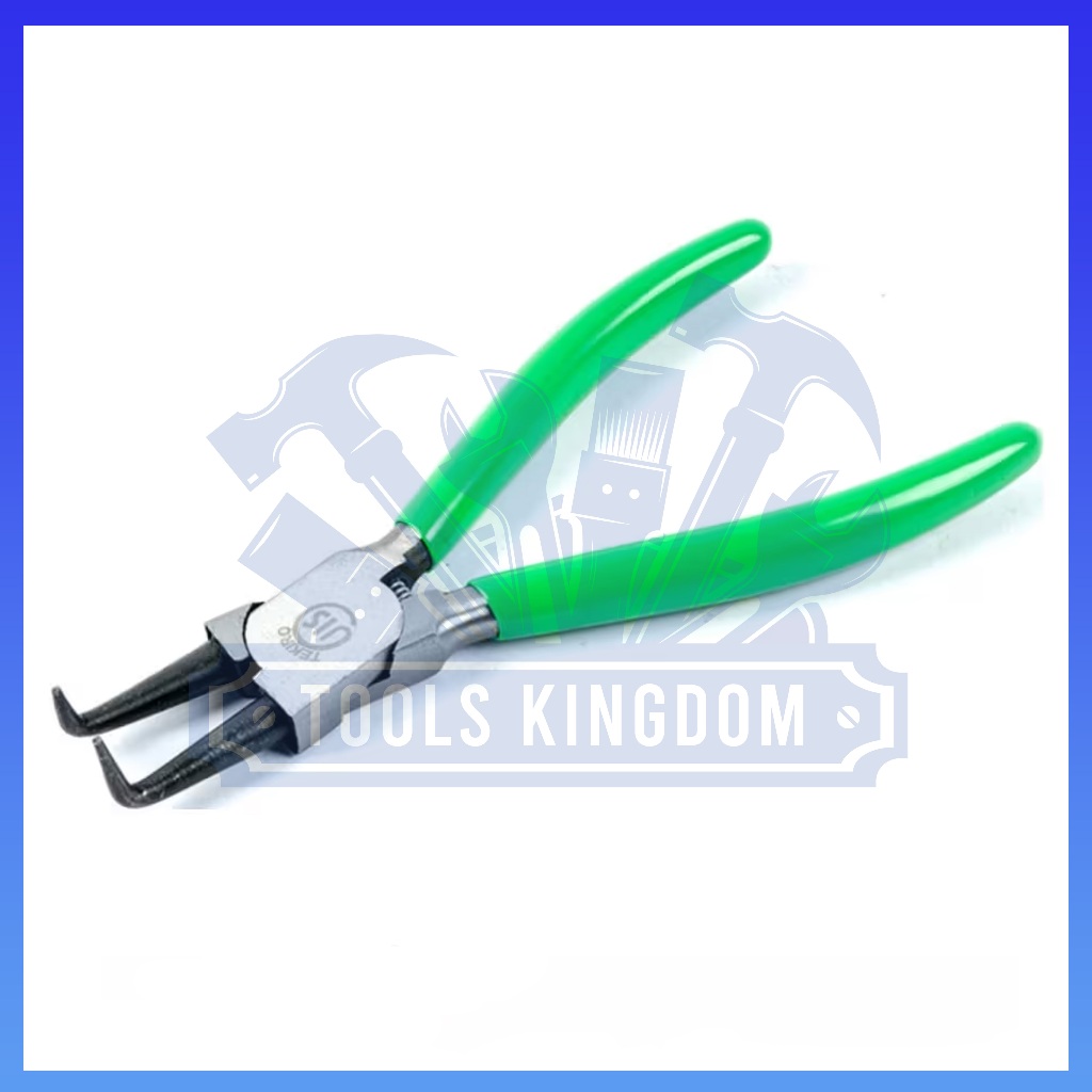 Tang Snap Ring TEKIRO Bengkok Buka 7" - TEKIRO Snap Ring Pliers - Tang Spi TEKIRO - Tang Snap Ring T