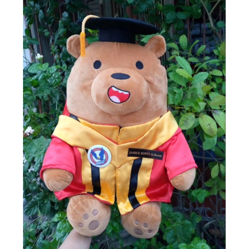 Boneka Wisuda WBB Grizzly