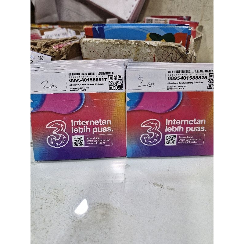 kartu kuota Tri 2gb & 3gb & 5gb nasional