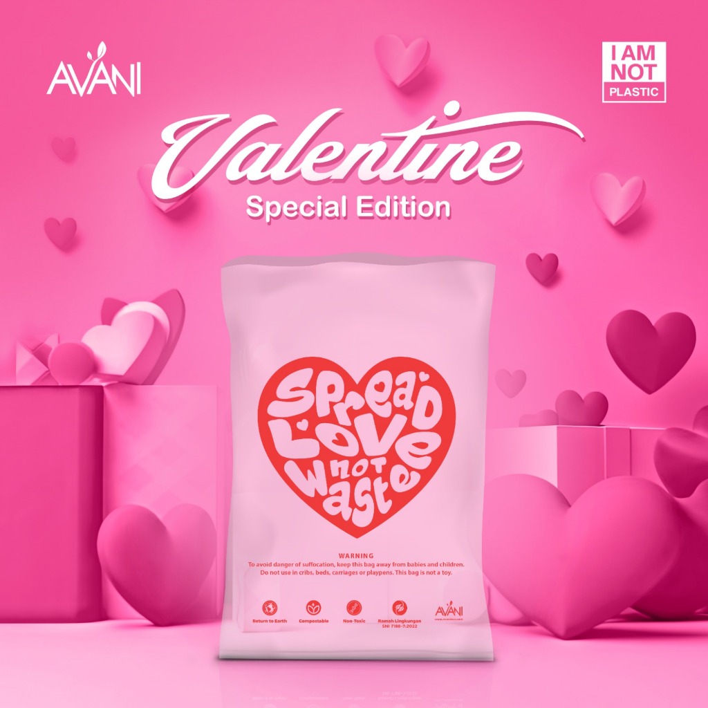 

Pembungkus kado & Kemasan Valentine Ramah Lingkungan-Cassava Bag Avani