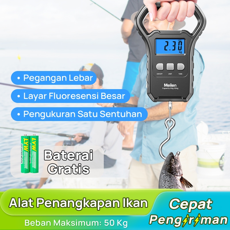 Timbangan Ikan Digital Timbangan Gantung 50Kg Timbangan Koper Digital Timbangan Gantung Digital Timb