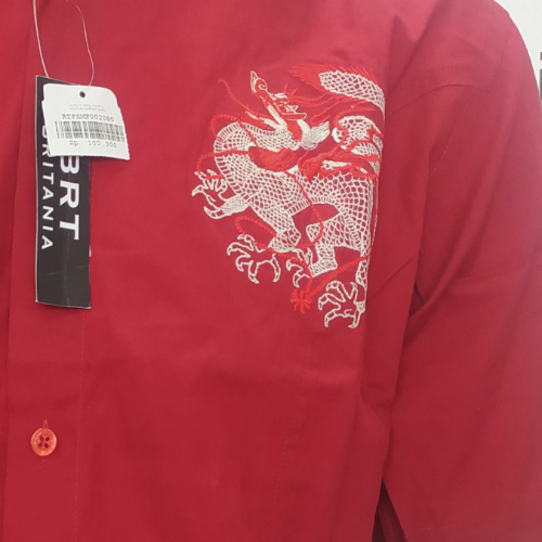 Kemeja Imlek Bordir Naga BRT 2080