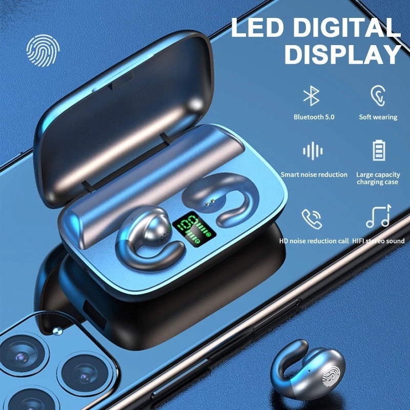 HILP Cpai Cod S19 Earphone Bluetooth Wireless Headset Bluetooth Sport Earbud Nirkabel Tws