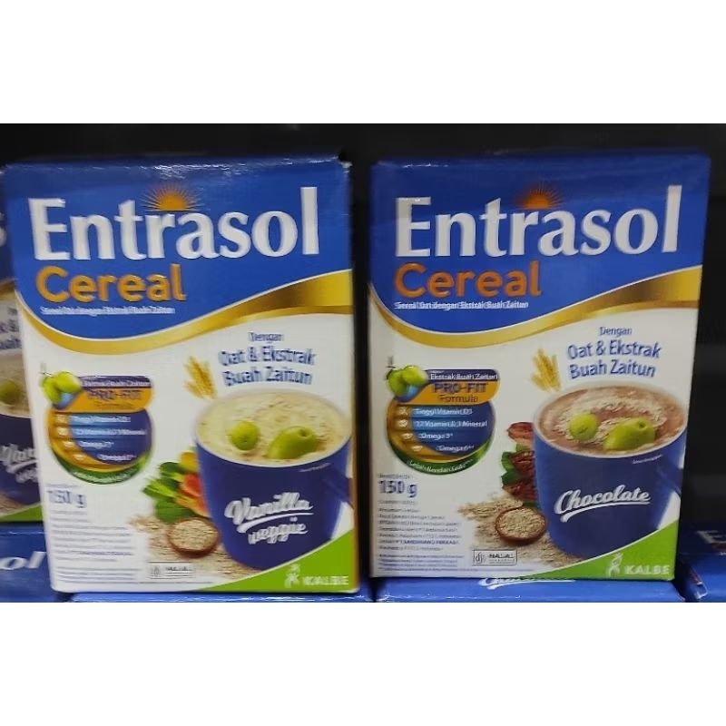 

Entrasol Cereal vanilla veggie / chocolate 150gr