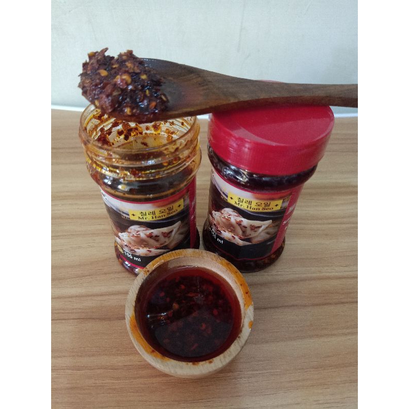 

Chili Oil Premium 150ml ( Saos Cabai Pedas Korean )