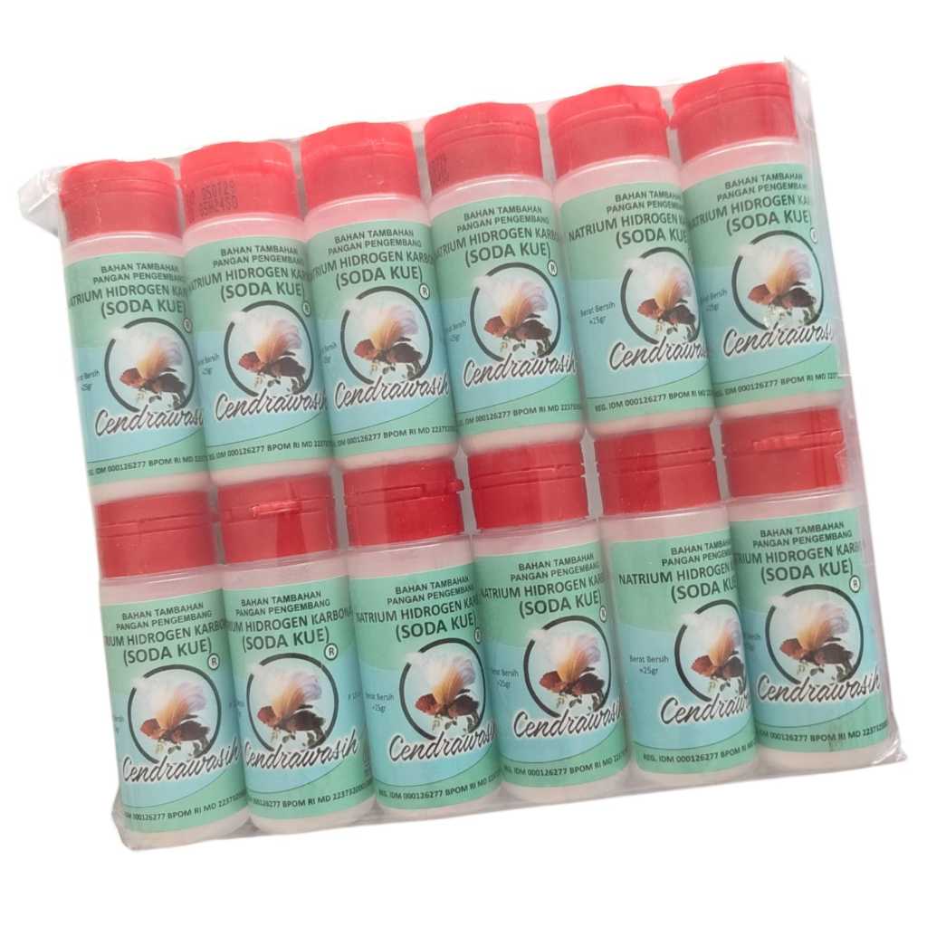 

Soda kue / baking soda cendrawasih botol kecil 25gram