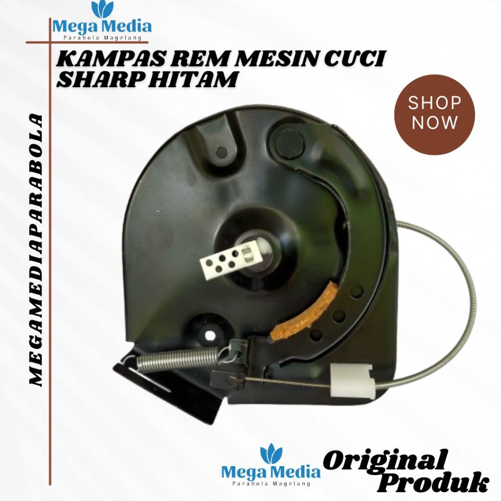 REM MESIN CUCI 2 TABUNG SHARP HITAM KAMPAS REM CAKRAM MOTOR DINAMO SPIN PENGERING