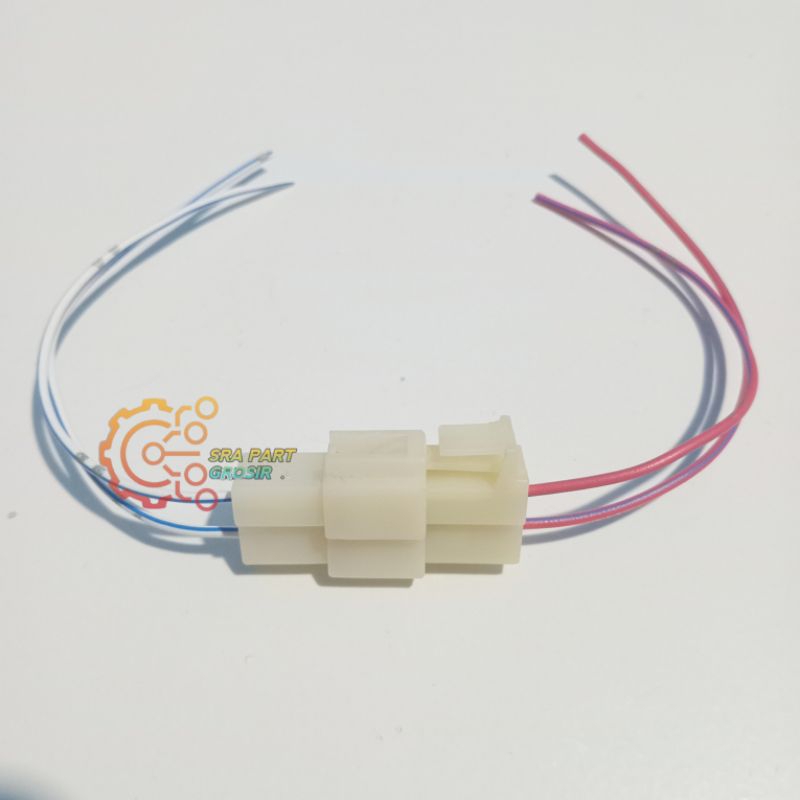 SOCKET SOKET KONEKTOR KABEL 2 PIN BESAR / SOKET SAMBUNG KABEL MOTOR MOBIL