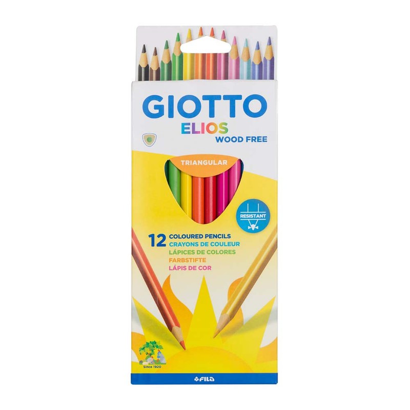 

Giotto Elios Tri 12 Colors Cardboard