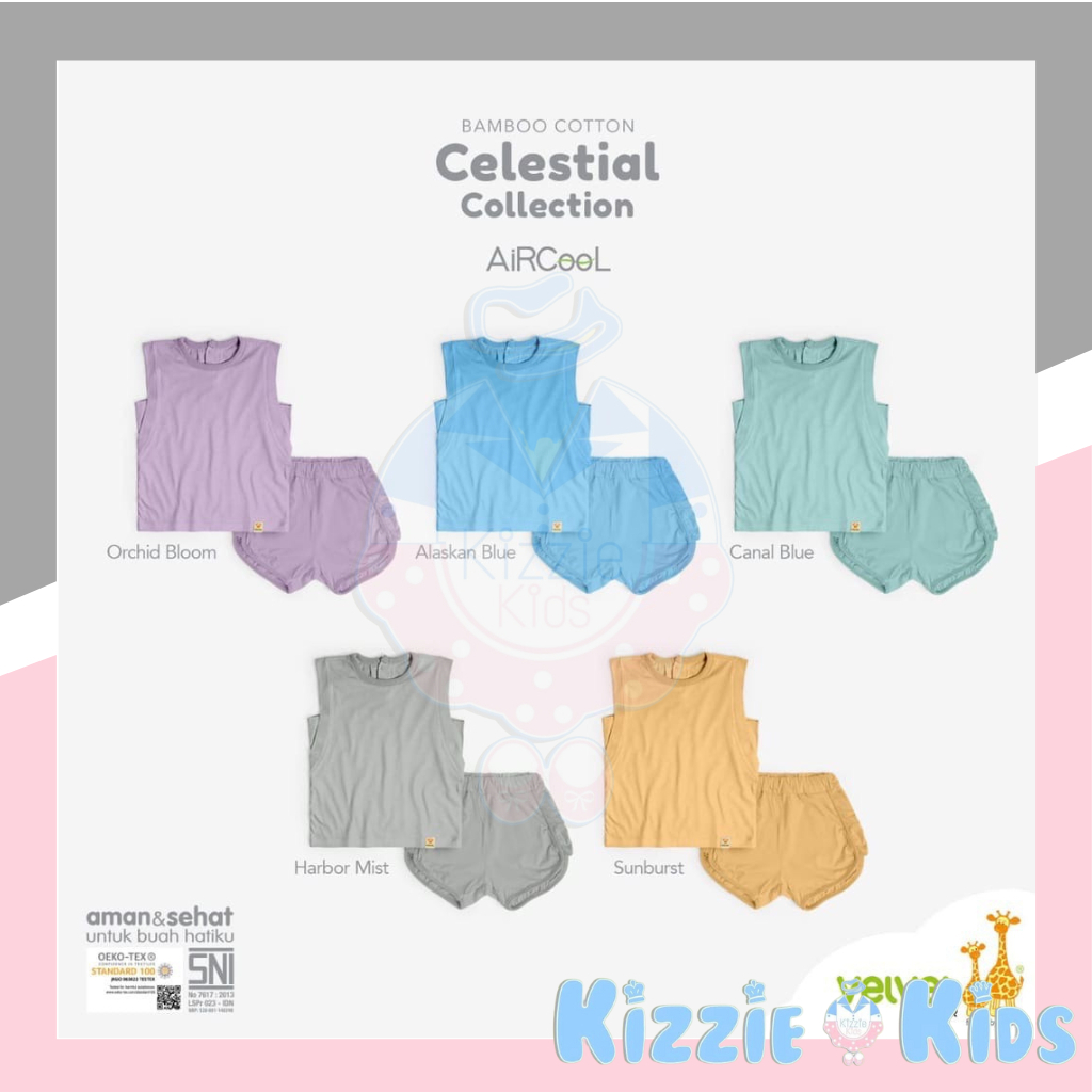 VELVET JUNIOR Celestial Bamboo Cotton Kutung Sport