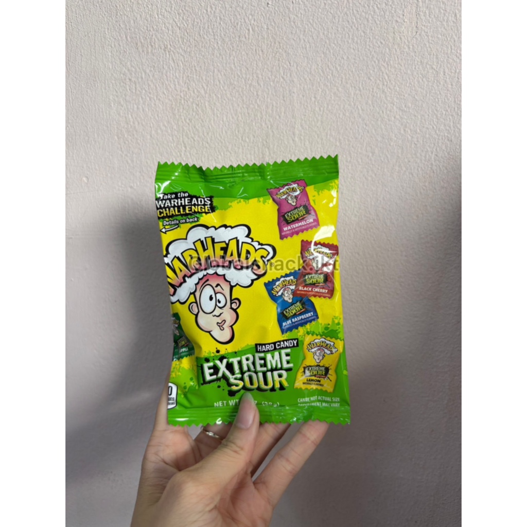 

28GR WARHEADS EXTREME SOUR HARD CANDY- WARHEAD USA