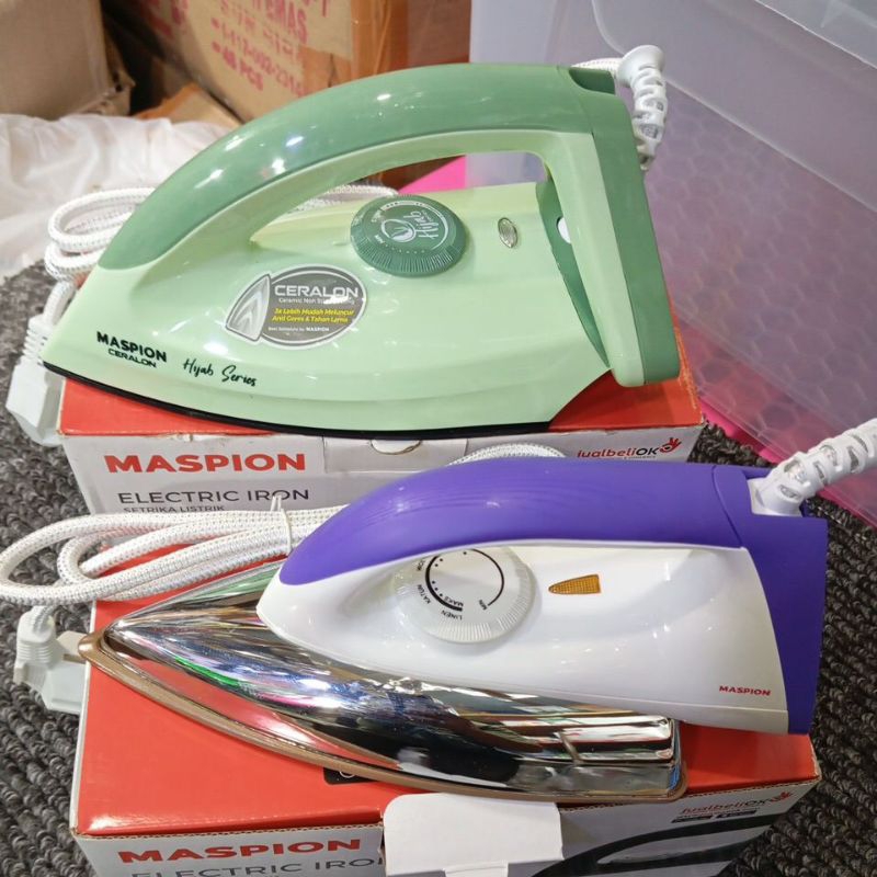 SETRIKA/GOSOKAN.MERK MASPION TIPE EX 1010