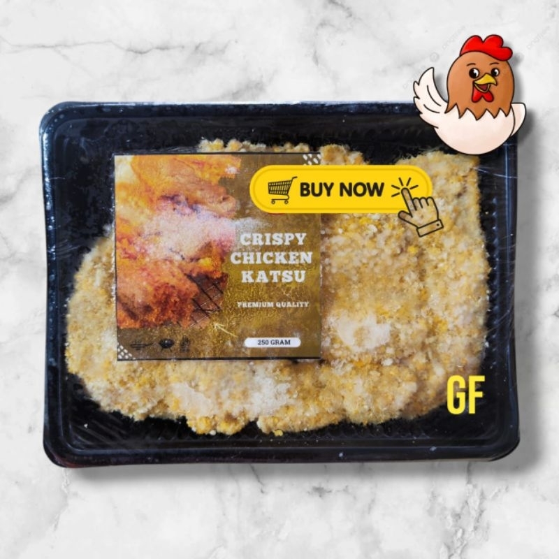 

[ golden frozen ] Daging Ayam Slice Marinasi Chicken Katsu Chicken Slice Premium Quality 250gr