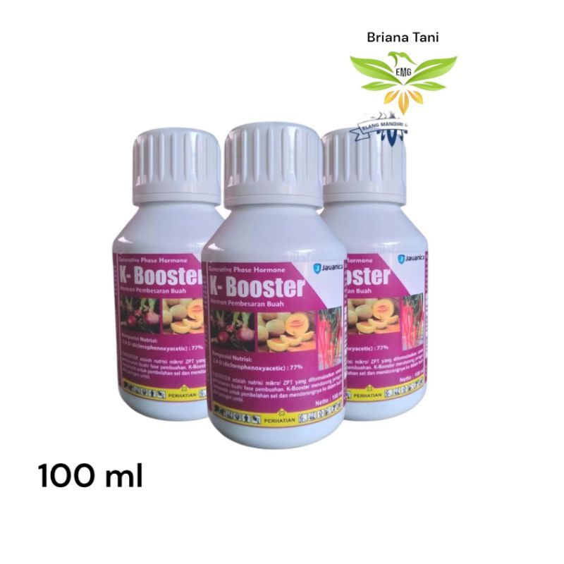 ￼Pupuk K-Booster 100ml Hormon Pembesaran Buah Javanica