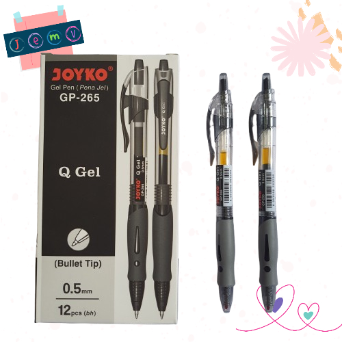 

Pulpen Gel Hitam Q Gel Joyko