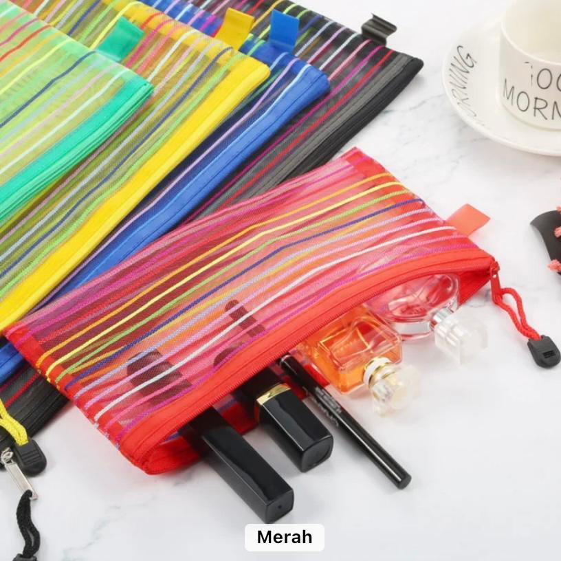 

BUDAYA Pouch Make Up Pouch Document Bag / Map Organizer / Pouch Dokumen Serbaguna