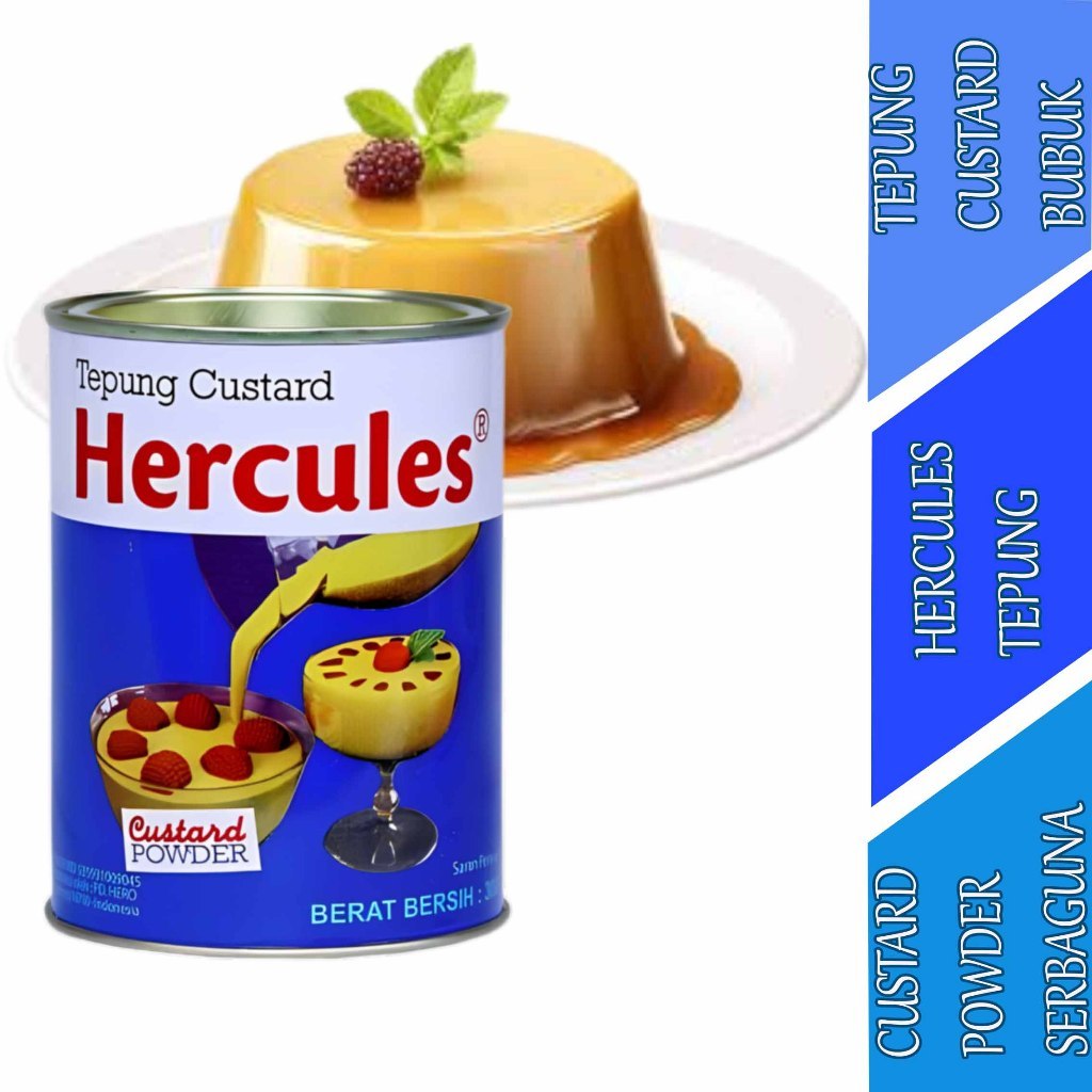 

Hercules Custard Powder 300gr / Hercules Tepung Custard 300gr