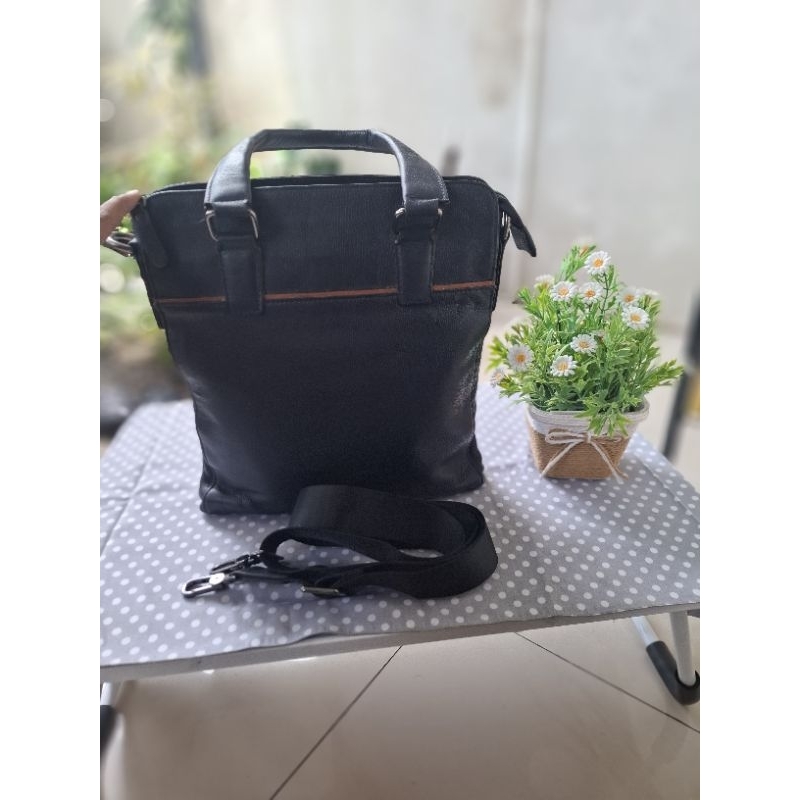 Tas Kerja Pria Kulit Asli Second