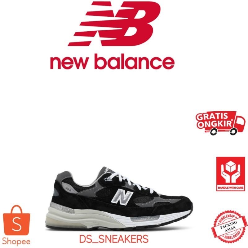 Sepatu NB 992 Black Grey