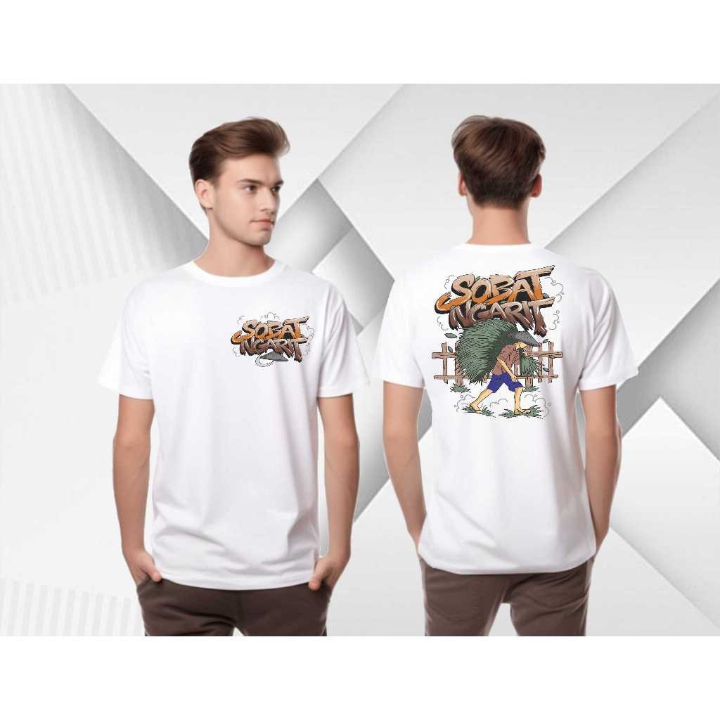 SOBAT NGARIT/T-SHIRT REGULAR BAJU PRIA DAN WANITA KAOS SOBAT NGARIT PADI