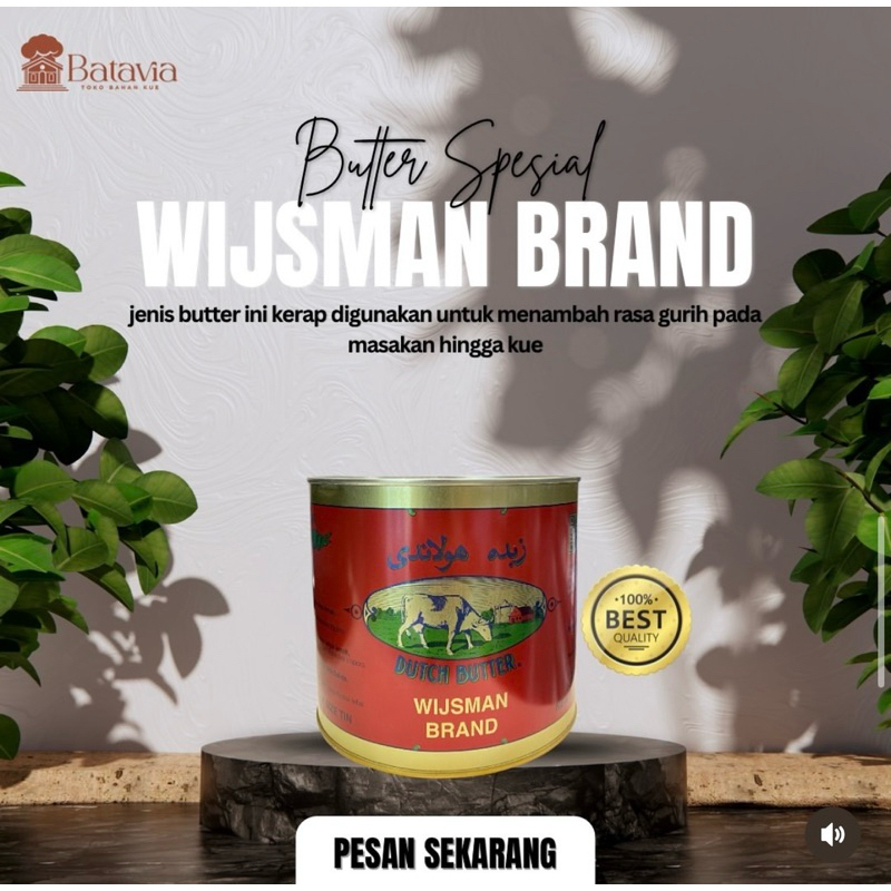 

WIJSMAN BRAND 2kg | BUTTER WIJSMAN 2 Kg / MENTEGA WISMAN