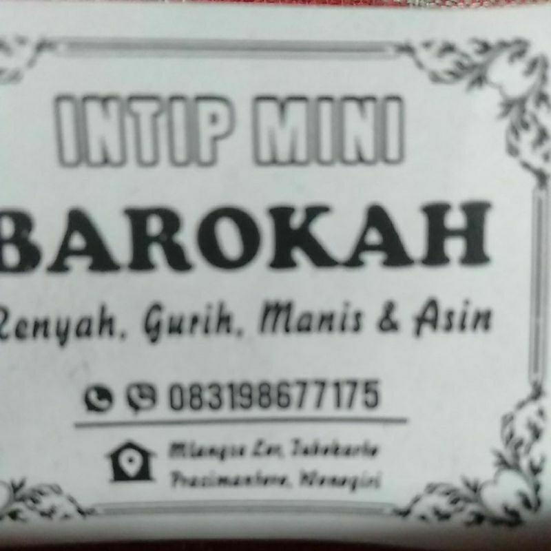 

intip beras mini barokah