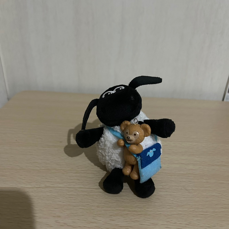 timmy shaun the sheep ganci gantungan kunci keychain boneka kecil mini