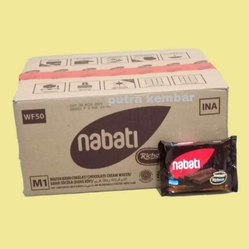 

Nabati wafer coklat 37gr