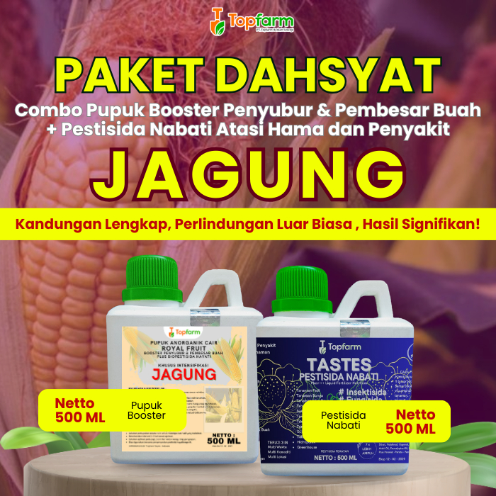 Pupuk Pestisida Topfarm / Pupuk Cair Khusus Tanaman Jagung / Pupuk Cair Khusus Jagung / Pupuk Khusus