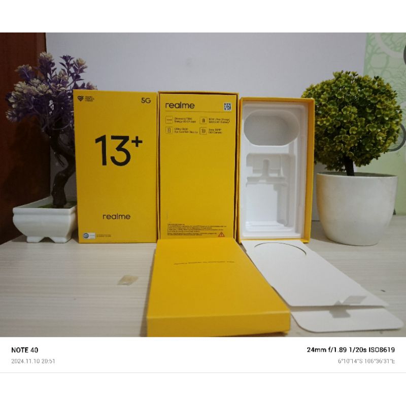 KARDUS BOX HP REALME C13+ ORIGINAL