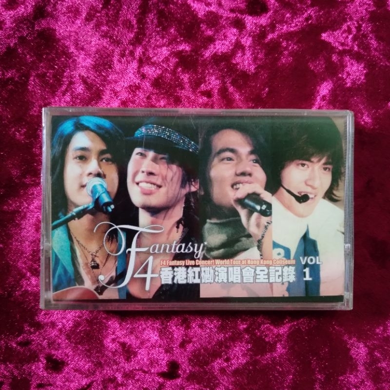 Kaset F4 - F4 Fantasy Concert World Tour At Hong Kong Coliseum Vol. 1 (Segel)