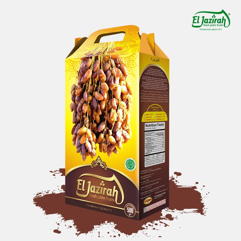 

El Jazirah Kurma Tunisia Jinjing Premium 500 gr