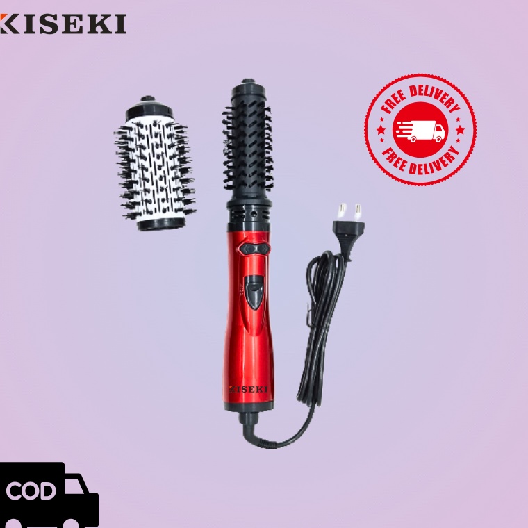 Terkini Kiseki Hair Dryer Blow K81 Gold  Blow Dry  3 in 1 Pengering dan Blower  Hair Curler  Sisir P