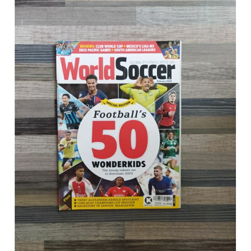 MAJALAH WORLD SOCCER SPECIAL EDITION FOOTBALL'S 50 WONDERKIDS