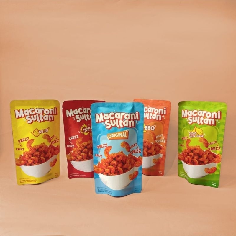 

Macaroni Sultan Macsul Cekelin Cemilan Kering 50gr