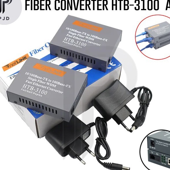 berkualitas Net HTB31 Media Converter Fiber Optik Fiber Optic HTB31