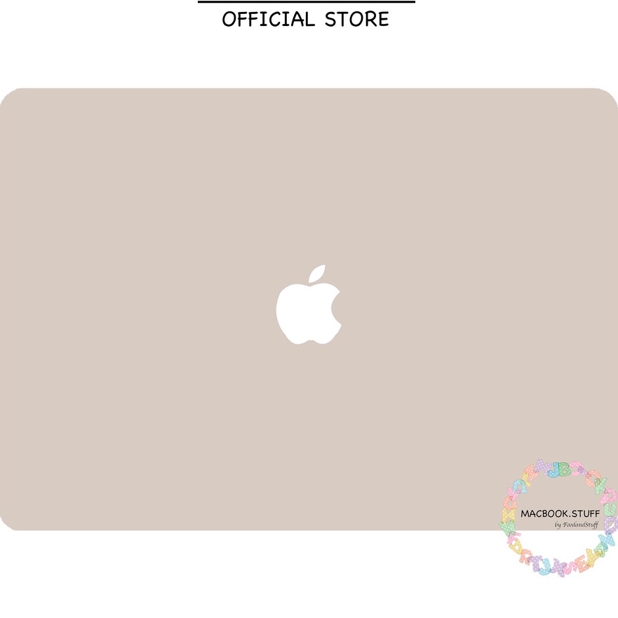 FG2 MACBOOK Case PASTEL SOFTBROWN AIR PRO RETINA 11 12 13 14 15 16 INCH NON  WITH CD ROOM  TOUCHBAR 