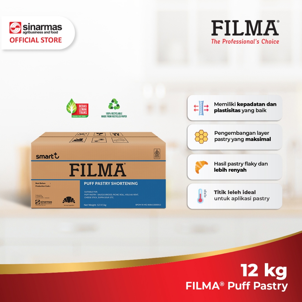 

Filma Puff Pastry Shortening 12 Kg