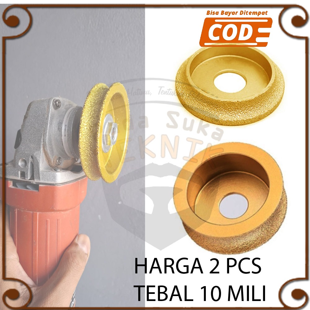 Mata Pinggul Bevel Granit Bullnose Mata Roda Granit Gerinda Ukir Poles Tepi Pinggiran Keramik