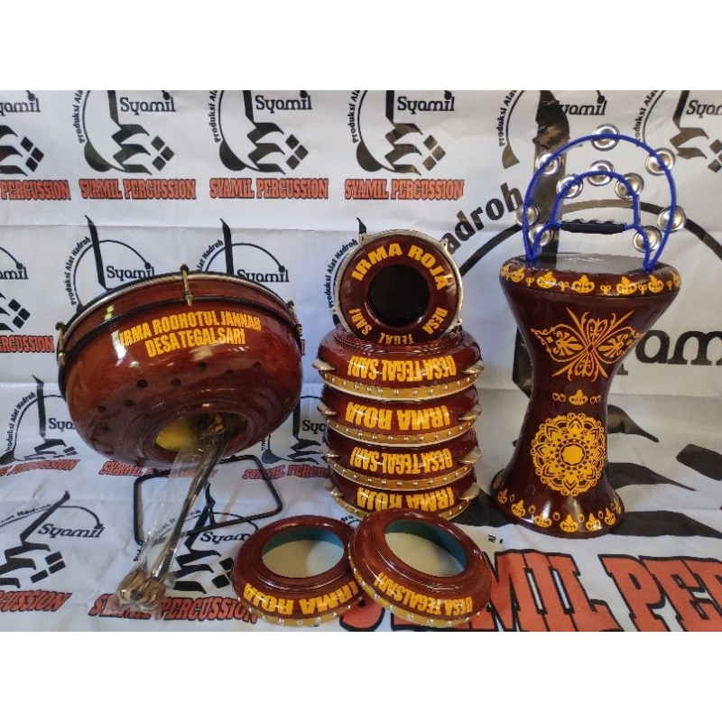 ALAT HADROH  1 SET ASLI JEPARA BERKUALITAS  SUPER