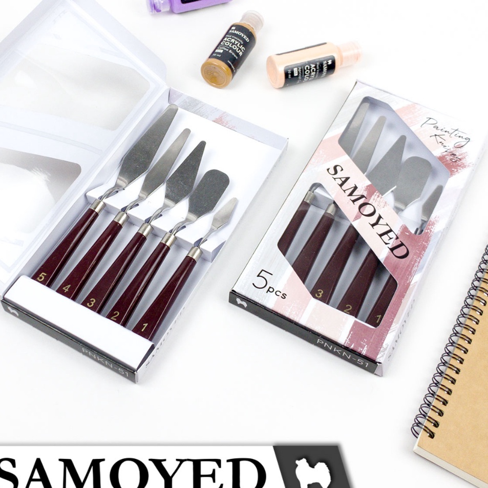 

Populer Pisau Spatula Lukis Palet Tanah Liat Dekorasi Kue Artist Painting Mixing Palette Clay Cake Frosting Knife Knives Scraper Set Samoyed PNKN51