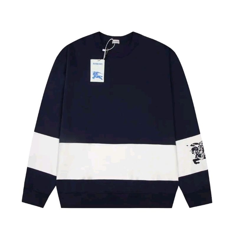 Sweater Crewneck Branded Burberry Pria