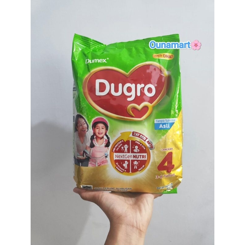 DUMEX DUGRO ASLI TAHAP 4 850 G SUSU TANPA SUKROSA