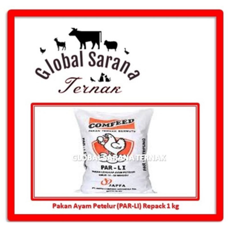Pakan Ayam Petelur (PAR-LI COMFEED) Repack 1 kg