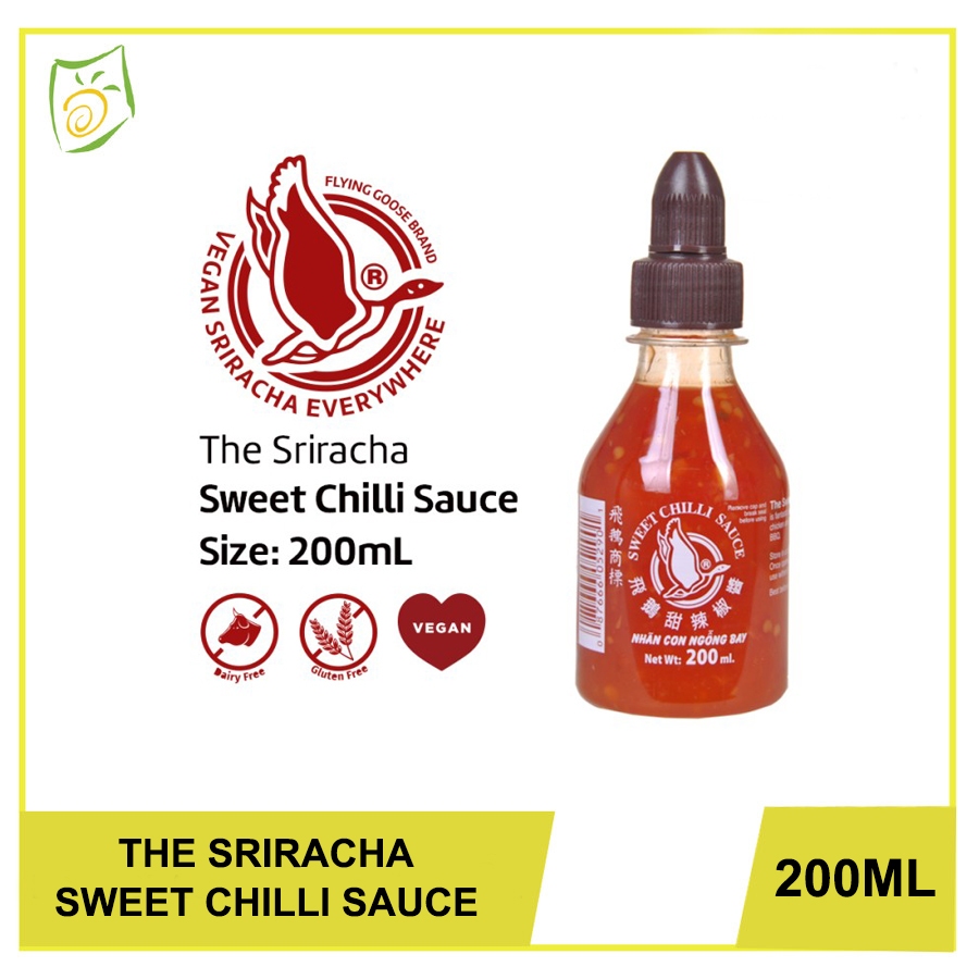 

Sriracha Sweet Chilli Sauce 200ml - Saus Pedas Manis Vegan 200ml